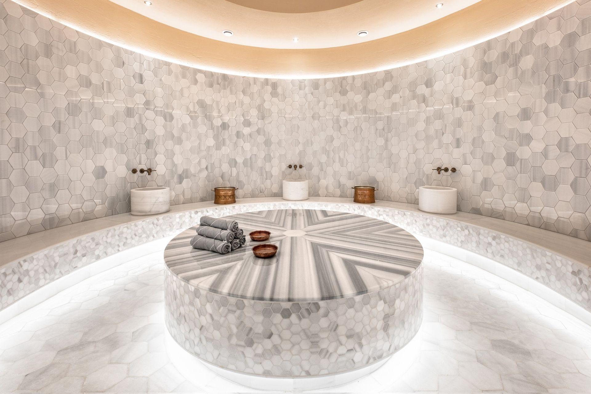 Turkish hammam interior at Joali Being